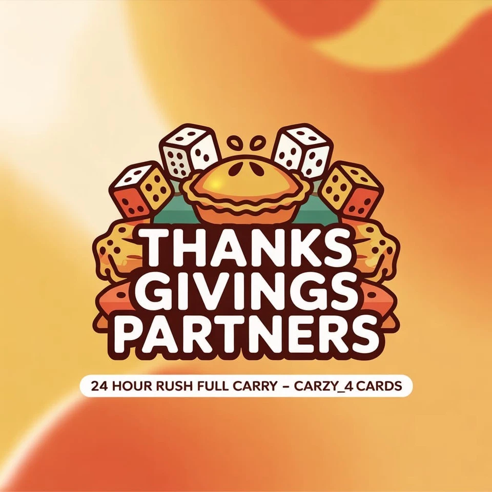All CHEAPEST SLOT OF PARTNERS Event Full Carry Service Thanksgiving Partners