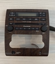2008-2012 Nissan Titan Dash Radio Bezel Faceplate Climate Control Wood Grain