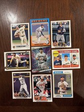 Brewers Baseball Rookie Card RC Lot (9) Jackson Chourio / Brice Turang