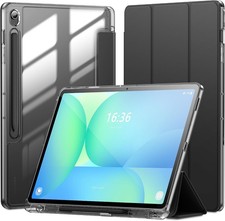 Case for Galaxy Tab S10 FE Plus 2025 13.1 Inch Slim Tri-fold Clear Case with S P