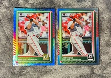 Jim Thome 2025 Optic Silver Holo Prizm & Donruss Spaceship Holo SSP Parallel