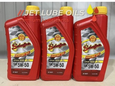 Schaeffer's 5w-50 9001 Racing Oil 3 Quarts