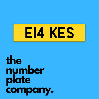 E14 KES (E LAKES) NUMBER PLATE - PRIVATE REGISTRATION / CHERISHED REGISTRATION