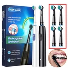 Electric Toothbrush 5 Modes Left &Right 22000RPM Rotating Teeth Clean/Toothpaste