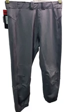 Exxact Sports Womens Softball Fastpitch Knicker Pants, Dark Gray, Youth XL