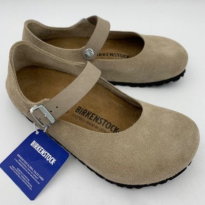 Birkenstock New w/ Box Mantova Taupe Saude Leather Regular