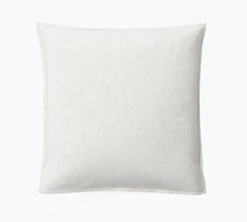 Ralph Lauren Elysia Park Row Euro Sham Chic Cream NEW