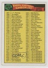 1975 Topps Checklist #517 2k3