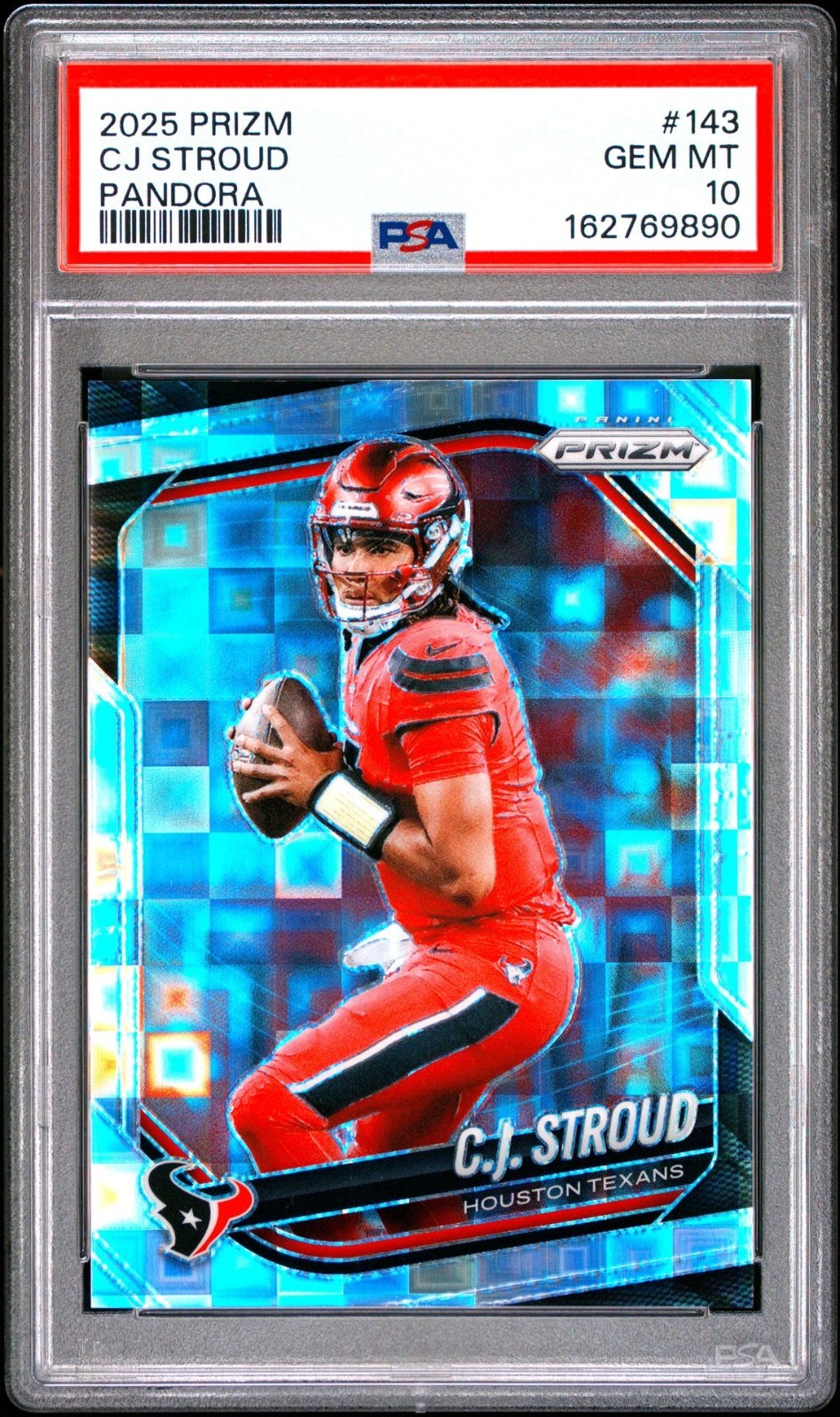 2025 Panini Prizm - C.J. Stroud #143 Pandora Prizm /400 PSA 10 Texans 