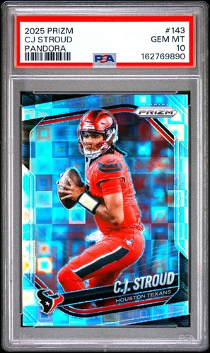 2025 Panini Prizm - C.J. Stroud #143 Pandora Prizm /400 PSA 10 Texans 