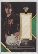 2016 Triple Threads Unity Single Jumbo Relics Emerald 39/18 Buster Posey 0b0