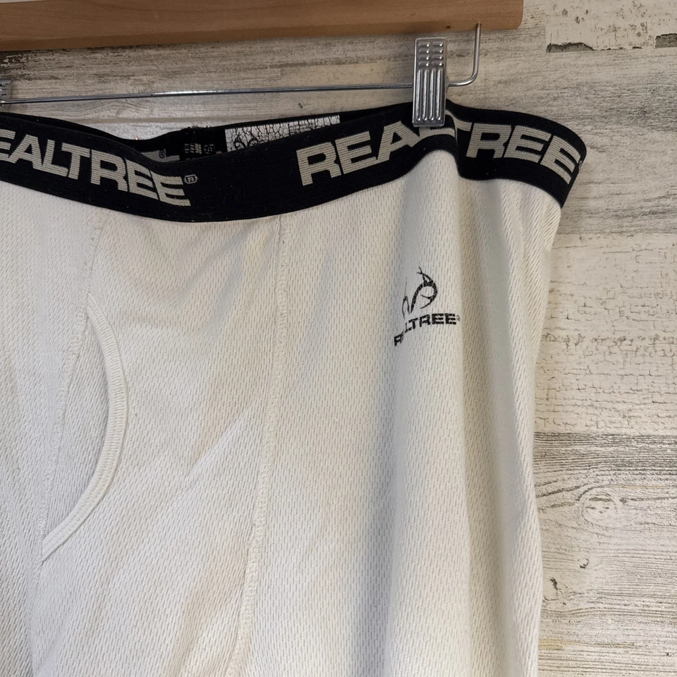 Realtree Xtra Men's White Heavyweight Cotton Thermal Pants: X Large - Image 2 of 4