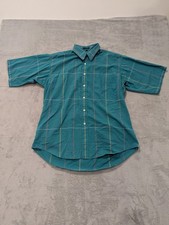 Christian Dior Monsieur Short Sleeve Button Down Shirt Size Large