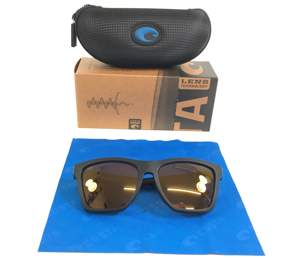 Gafas de sol Costa Panga II 06S9122 912208 monturas negras mate con espejo dorado 580G Foto 2 de 4
