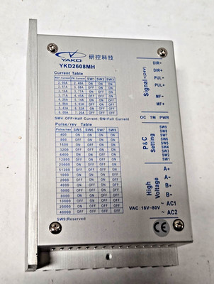 Yako YKD2608MH Stepper Motor Drive 2 Phase 6A 18-80V DC