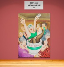Beryl Cook – “Birthday Surprise” A3 Art Print