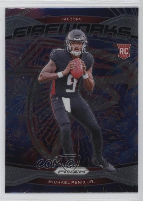 2024 Panini Prizm Fireworks Michael Penix Jr #16 7wk