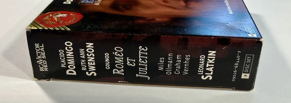 GOUNOD Romeo et Juliette [1995] (2 CDs RCA) SLATKIN • DOMINGO • SWENSON • GRAHAM Foto 3 de 4