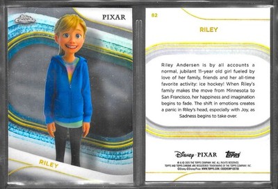 Topps Disney Chrome 2025 #82 Riley Inside Out Card