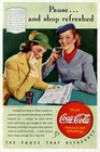 🥤 Coca-Cola Vintage Ad Poster - 24x36” Retro 1950s Style 🍒 Hi-Res💎 Print