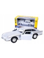 Aston Martin DB5 1964 Welly MaßStab:1:34 Metall-Kunststoff Modellauto Silber