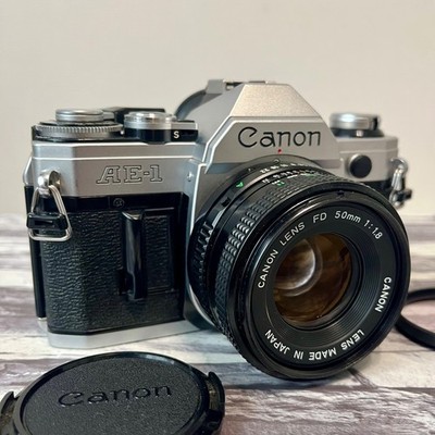 ★美品★ キヤノン Canon AE-1 FD 50mm F1.8 #1211 Canon AE-1 SLR 35mm Film Camera w/ Canon Lens FD 50mm F1.8! From