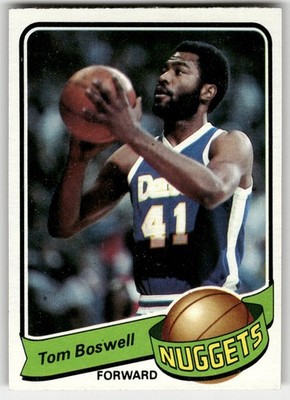1979-80 Topps Tom Boswell #82 Denver Nuggets