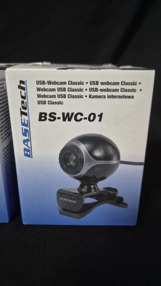 Konvolut 4x Basetech Classic BS-WC-01 Webcam 640x480 Kamera Posten USB Überwachu - Bild 2 von 4