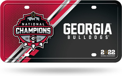 NCAA Georgia Bulldogs 2021-22 CFP National Champions Metal Auto