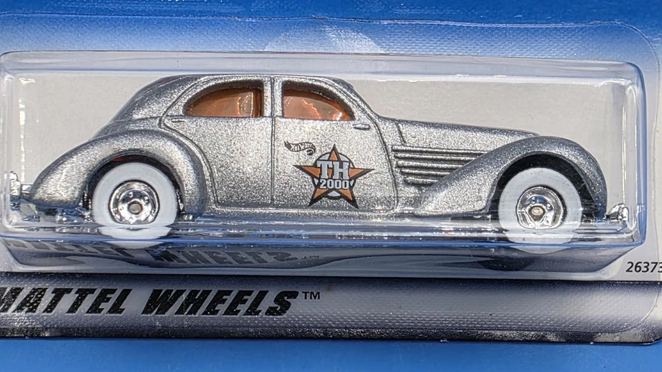 Hot Wheels G000 2000 Treasure Hunt 1936 Cord White Wheels VARIANT 2xLot  - Image 2 of 4