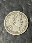 1912 s barber quarter F+