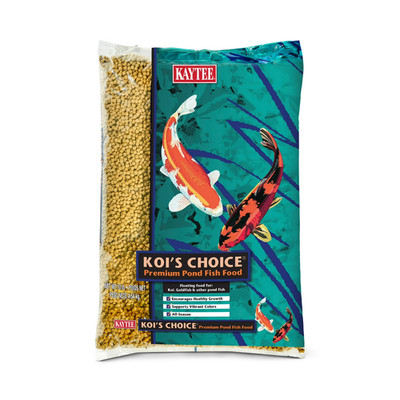 Kaytee Koi's Choice Floating Fish Food 10 lb Pond Koi Goldfish Pellets Bulk