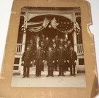 Rare Antique American Knights Pythias Drill Team Connecticut Cabinet Card Photo! — photo 2