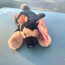 FAO Schwarz Plush Adopt A Pet Stuffed Dog Animal Toy Black Brown 14" 2020 New