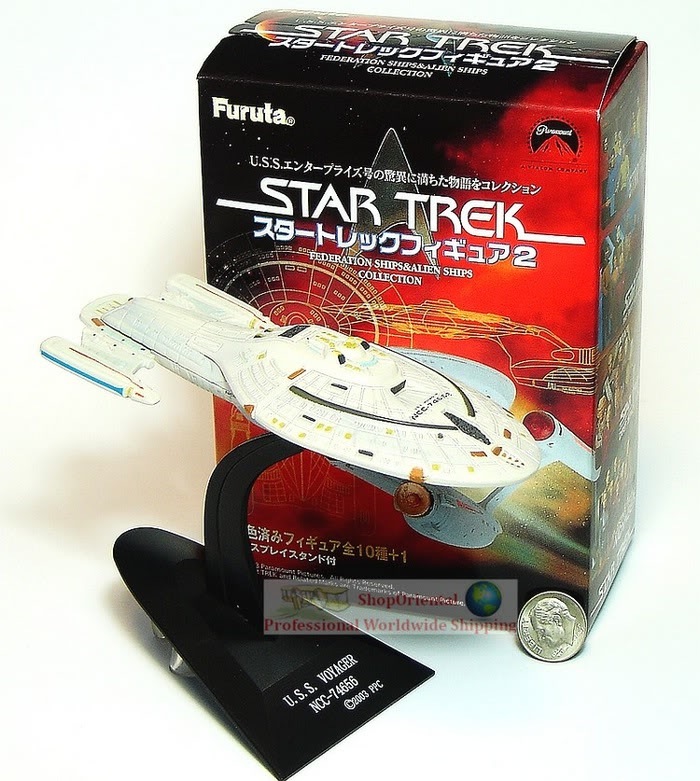 STAR TREK　スター・トレック　ボイジャー NCC-74656 Furuta Star Trek 2 USS Voyager Ncc-74656 Spaceship Display Model
