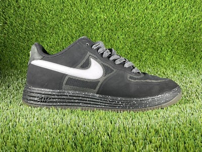 🔥Nike Air Lunar Force Fuse 'Oreo' Sneakers 555027-010 Sz