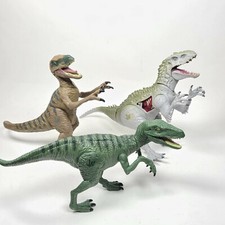 Jurassic World 2015 Lot of 3 Dinosaur Action Figures - READ