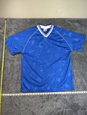 Vintage High Five Sportswear Blue Soccer Blank #8 Jersey (M)