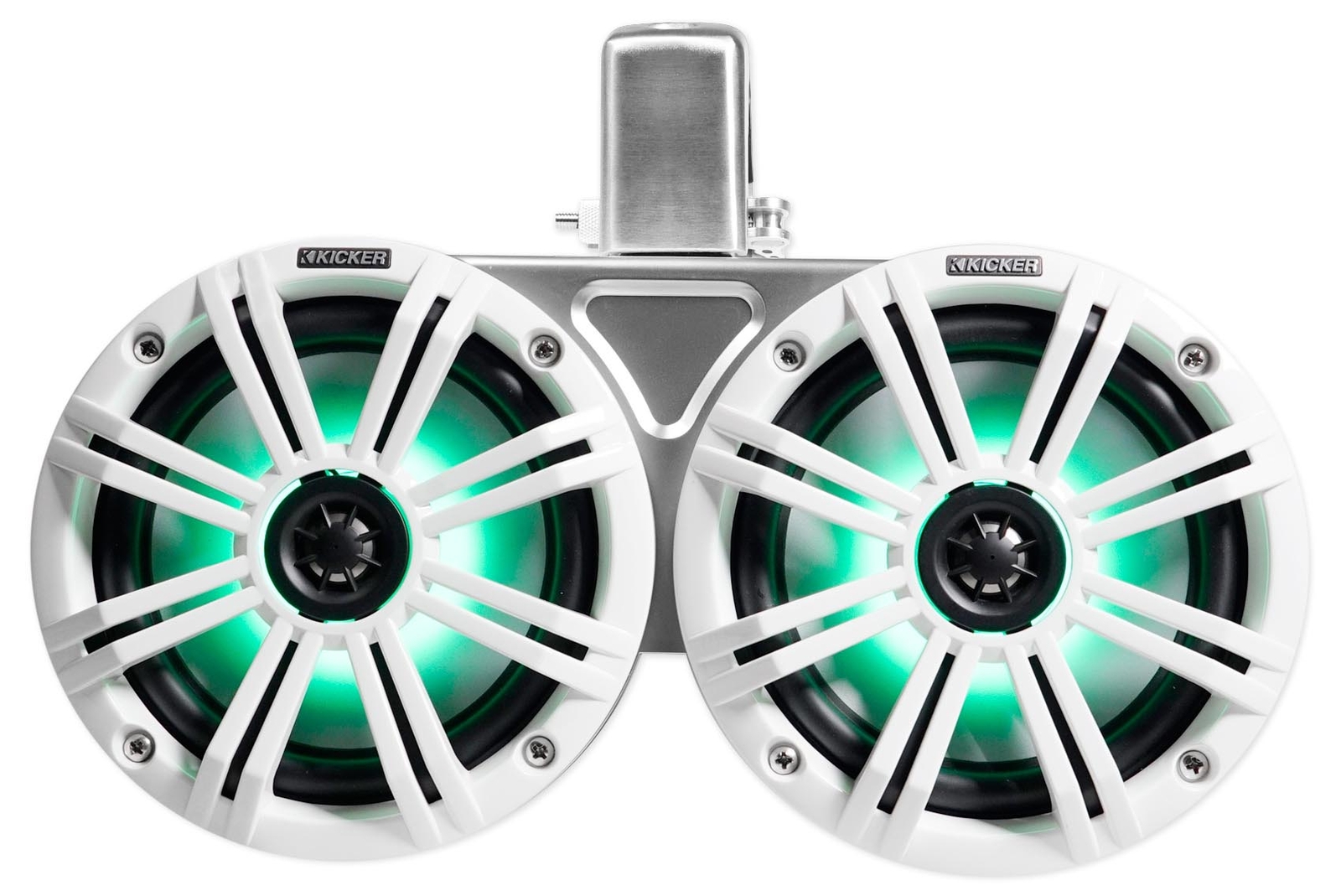 2 Двойная башня для вейкбординга KICKER 45KMTDC65W с 65 светодиодами 2 Морские колонки Усилитель