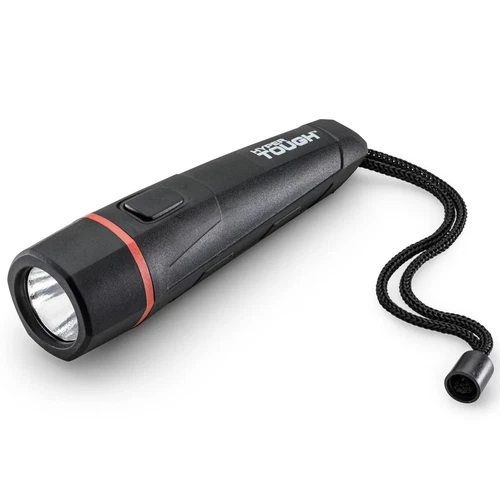 Hyper Tough 150-Lumen LED RUBBER FLASHLIGHT IPX4 Water Resistant | Oil & Solvent