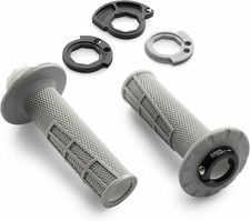 Husqvarna KTM Husaberg OEM Lock-on Grip Set Gray NEW 79002923100