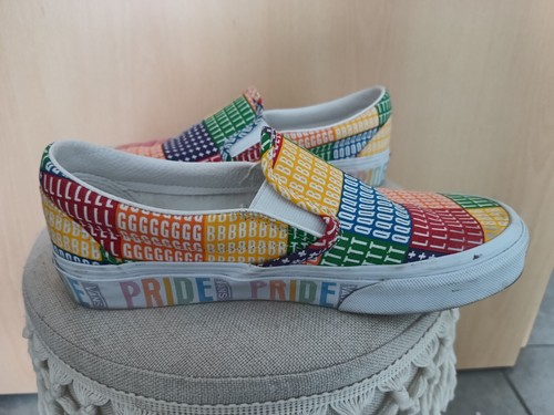 Vans Pride Sneaker Slip On Gr.36 Regenbogen bunt Damen Schuhe Top Zustand - Bild 11 von 13