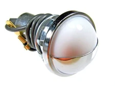 Step Bumper License Plate Light Assembly For 1960 & Up GMC Truck #226CCA