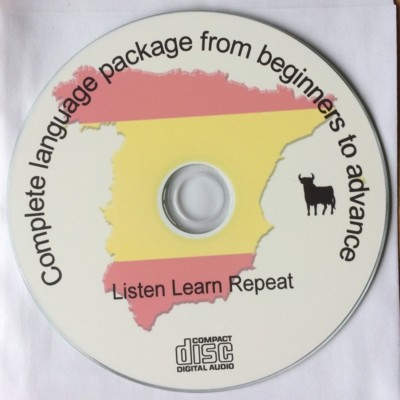 Learn to speak Spanish Audio CD - Intermediate Spanish Language Course FREE P&P
