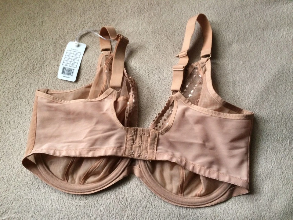 Sujetador con aros Elomi 40K (H) Café Matilda copa completa estilo 8900 nuevo con etiquetas Foto 2 de 4