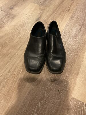 Nunn Bush Men\'s Black Leather Slip-On Dress Shoes with Comfort Gel sz 14 NEW s-l400.jpg main image 3