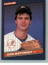 1986 Leaf Don Mattingly  Card # 103 *** N.Y.Y.** Gradable *** 