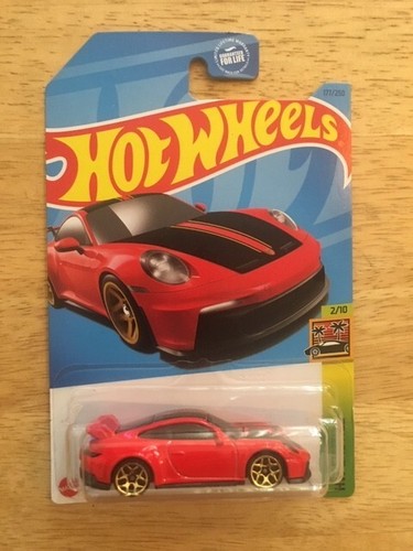 2023 Hot Wheels Porsche 911 GT3 Red #177/250 HW Exotics #2/10 Sealed