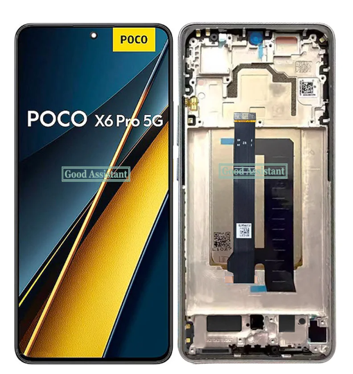 6.67 original amoled para xiaomi poco x6 pro lcd 2311drk48g 2311drk48i display touch screen digitador assembléia  509