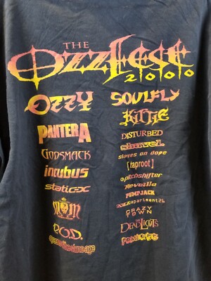 OZZ FEST Tシャツ　2000年 Original vintage 2000 Ozzy Osbourne Ozzfest Tour Shirt